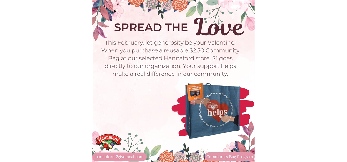 February Community Bags at Wells Hannaford